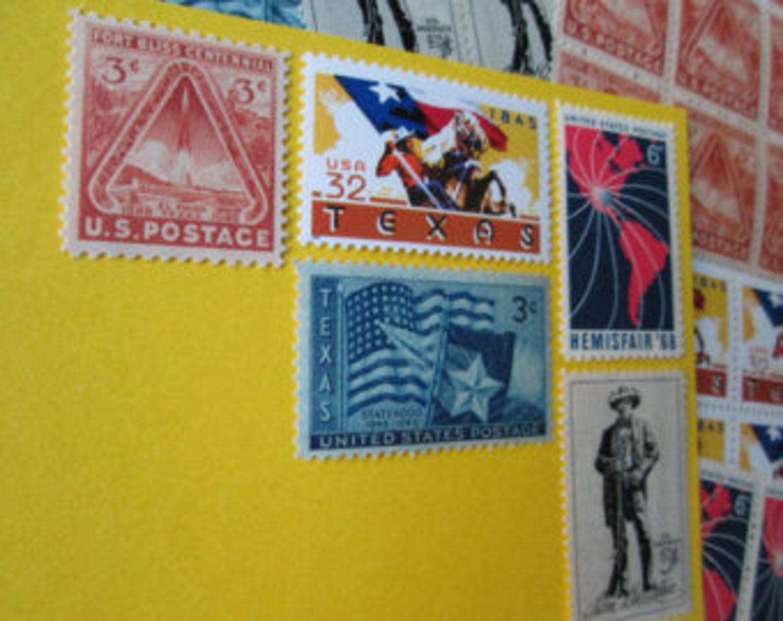 Unused 1964 Sam Houston Vintage Postage Stamps Number 1242 Etsy