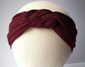 coral Sailor Knot Headband Knot Headband Head Wrap Thin Headband Women/'s Headband