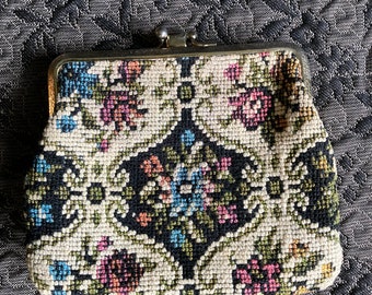 Vintage Tapestry Coin Purse