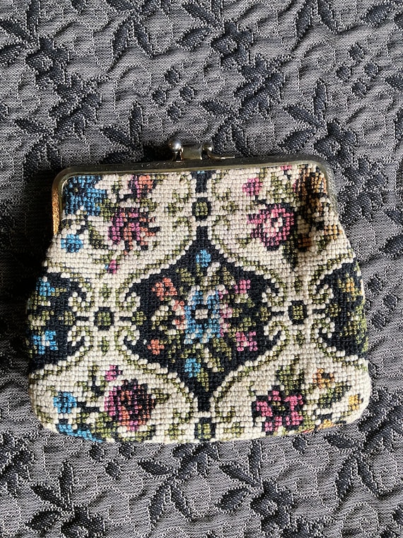 Vintage Tapestry Coin Purse