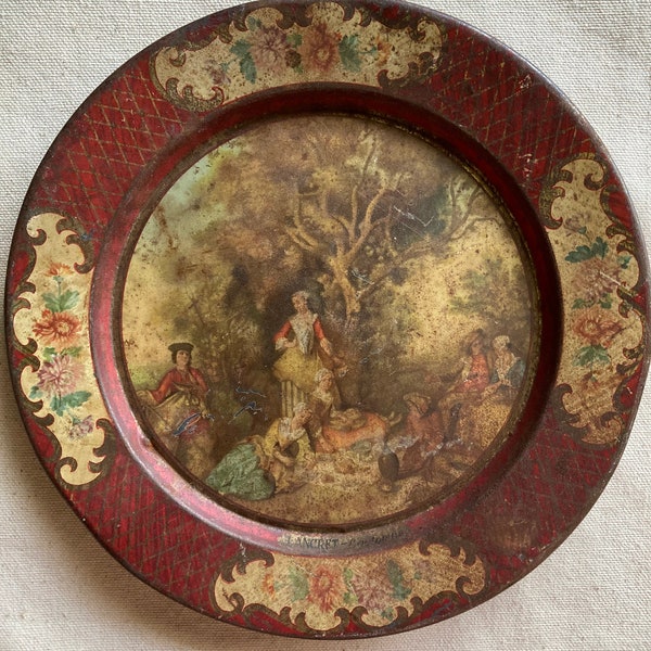 Vintage Daher Decorative Tin Plate