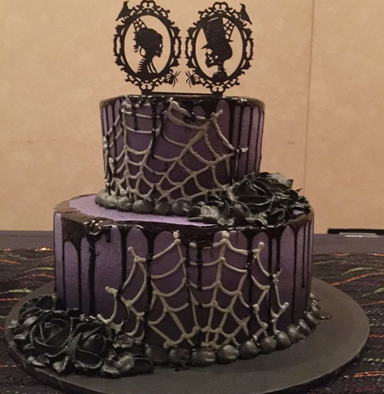 Wedding Cake Topper Halloween Wedding Cake Topper Skeleton Etsy