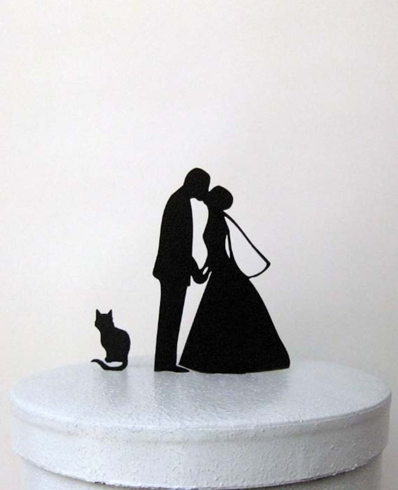 Cake Topper Wedding Cake Topper Cat Cake Topper 2 Etsy Canada