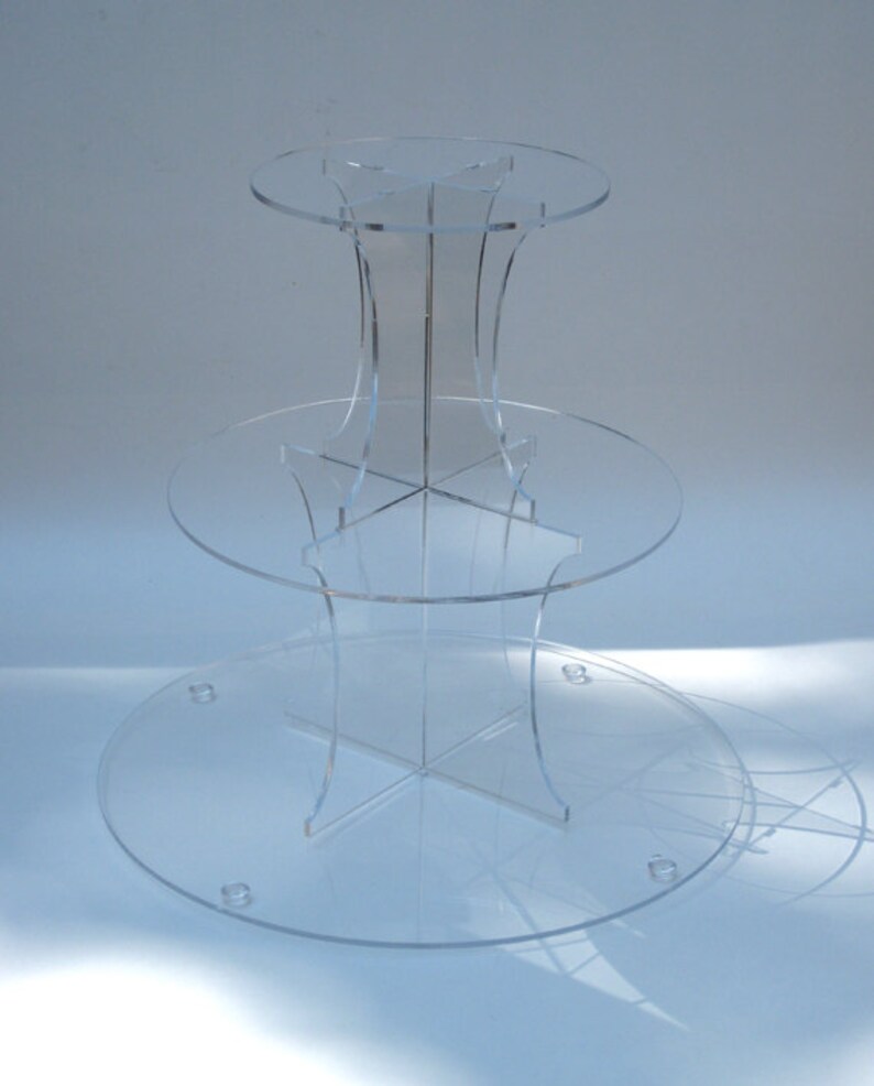 3 Tier Cupcake Stand Clear Cupcake Stand Wedding Cake Stand Etsy Canada