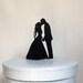 Wedding Cake Topper - First Kiss