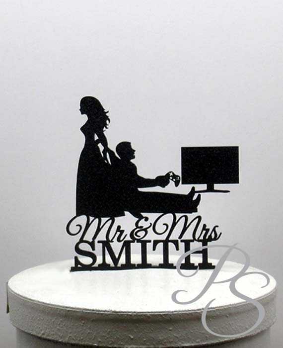 Personalized Funny Wedding Cake Topper Bride Dragging Groom - Etsy