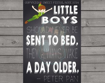 Little Boys Poster : Modern Typography Art Wall Decor Print 8 x 10 | INSTANT Digital Download Printable