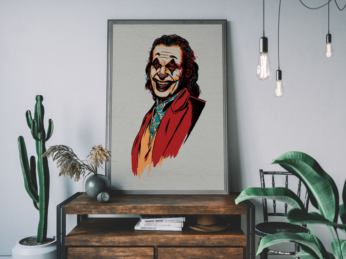 Original Arthur Fleck Joker Art Print Comic Book Art Etsy