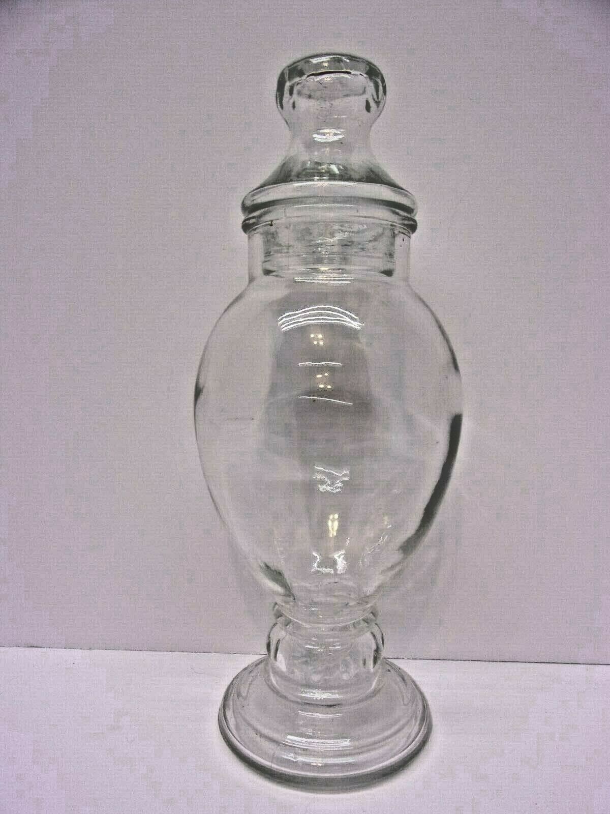 Vintage Glass Apothecary Candy Jar Etsy