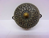 1800s Cast Iron Art Nouveau Door Bell