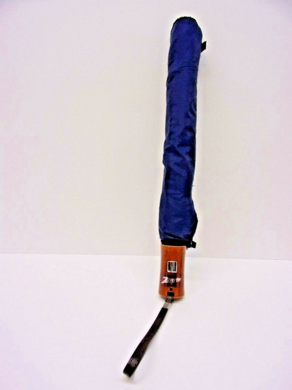 Zenith Nylon Umbrella Navy Blue with Carrying Cas… - image 1