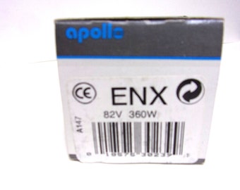NOS Apollo ENX 82V 360W Projektierlampe Birne Made in USA