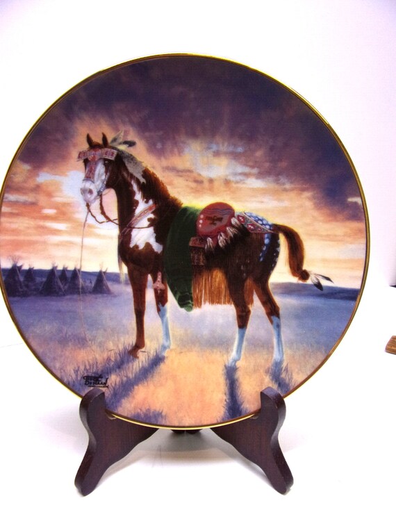 Hamilton Chuck Dehaan Warriors Pride Crow War Pony Plate With COA - Etsy