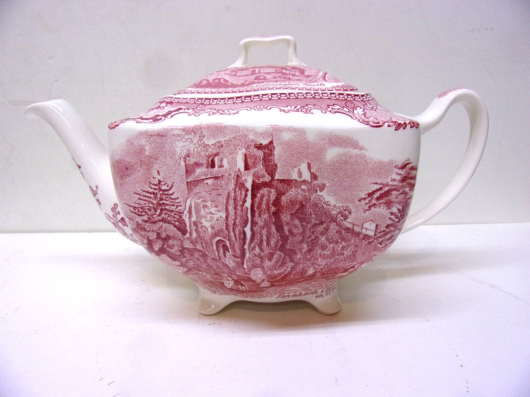 Johnson Brothers Old Britain Castles Pattern Teapot Made in England Etsy