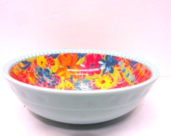 Set of 2 Pioneer Woman Floral pattern 5" Melamine Bowls