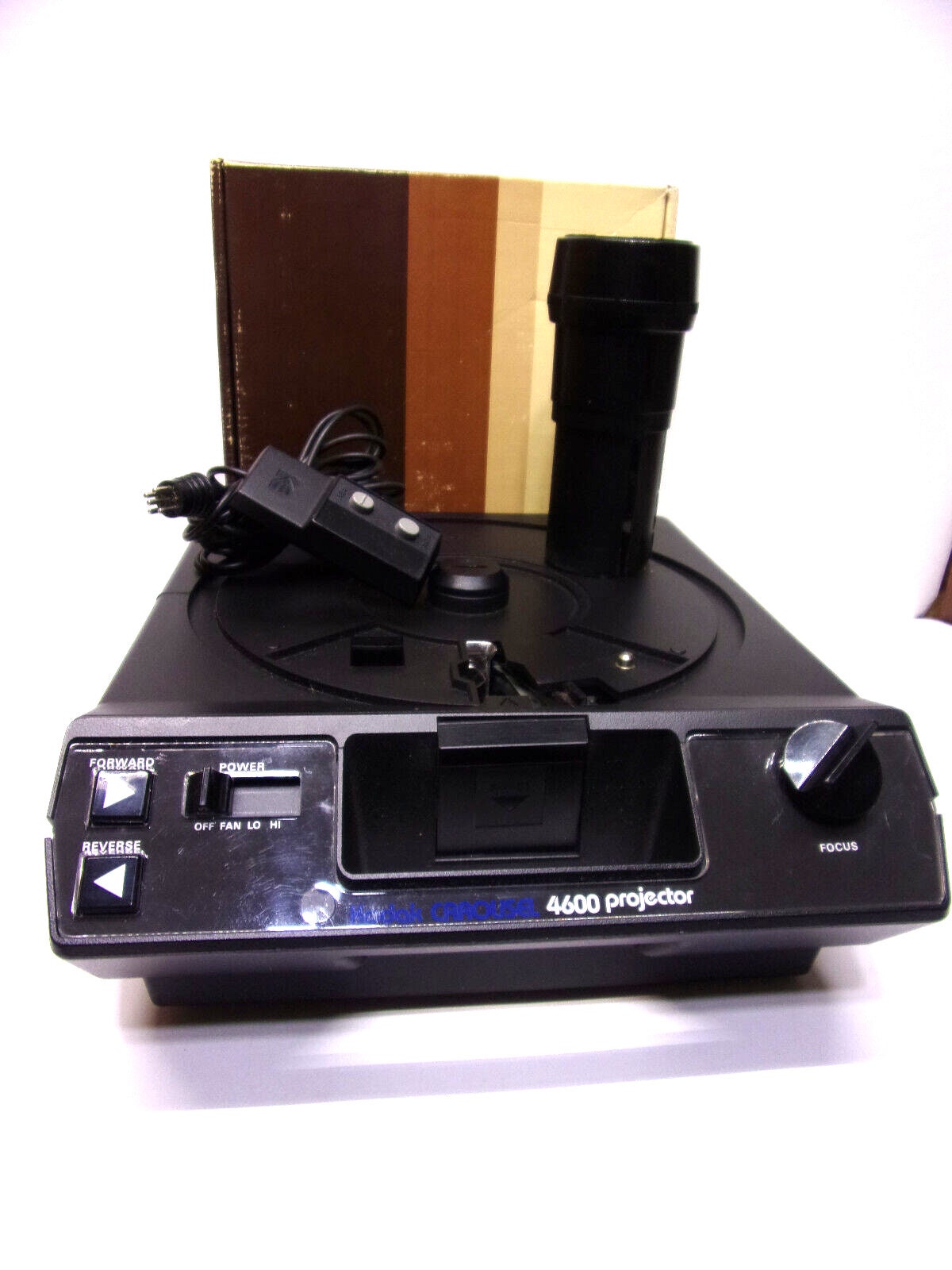 Kodak Carousel 4600 Slide Projector W/remote, Zoom Lens & 140slide Tray TESTED Etsy