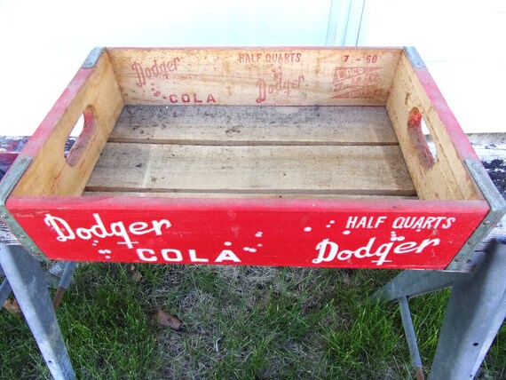 Antique Dodger Cola Wooden Case - image 3