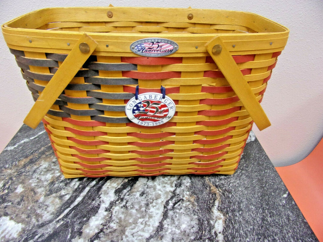 Longaberger Collectors Club 25th Anniversary Magazine Basket Etsy