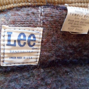 1950s Lee Union Made Blanket Lined Denim Jean Sanforized Chore - Etsy