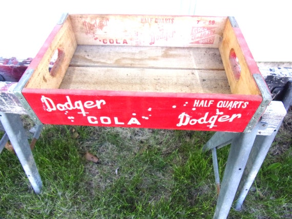 Antique Dodger Cola Wooden Case - image 1