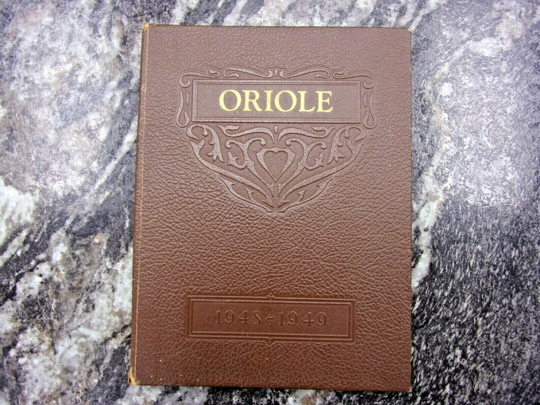 1948 49 Baxter Iowa High School Annual the Oriole Etsy