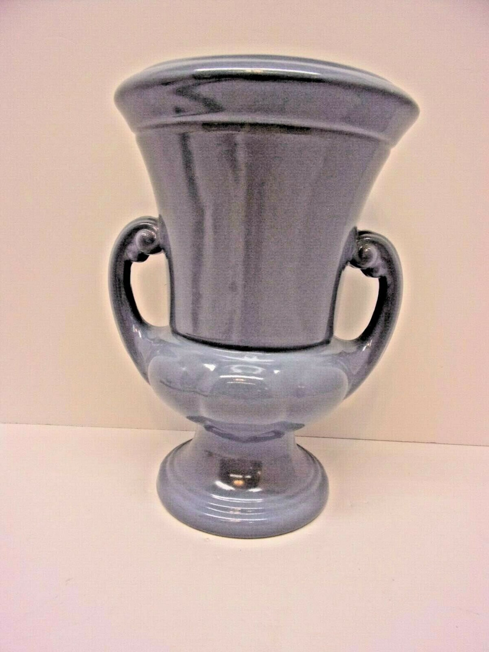 Abingdon Pottery Art Deco 9 3/4 Vase Blue Etsy