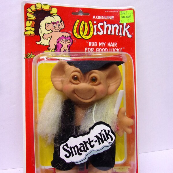 NIP 1981 Uneeda Wishnik Smart Nik Doll