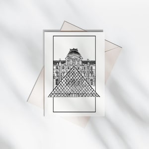 Carte Postale de Paris - Illustrations à la main
