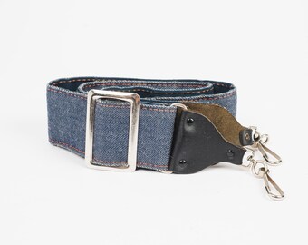 Vintage Denim Camera Strap