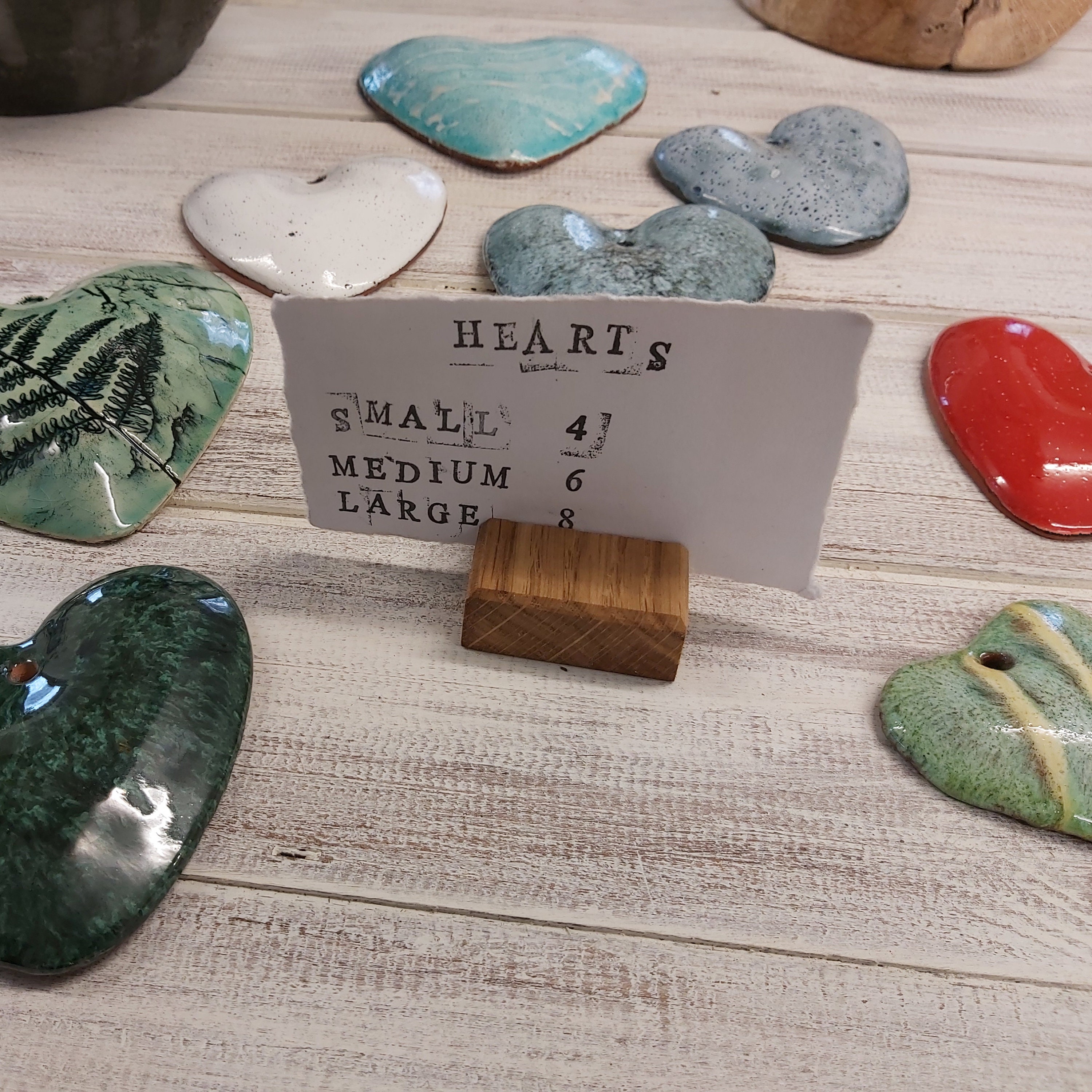 Set of 50 wooden price tag holders stall shop price displays Etsy