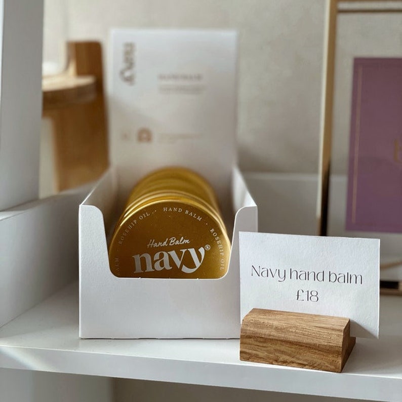 Wooden Price Tag Holders for Shop or Market Stall Display Etsy