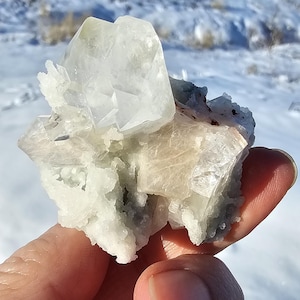 Apophyllite Rare Cubic Crystal Cluster-5