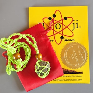 Authentic Boji® Stones Macramé Pendant