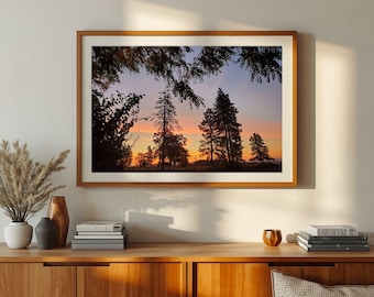 Pacific Northwest Sunrise Wall Art Photo Digital Download