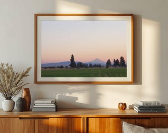 Mt Hood Dusk Landscape Photography Digital Download