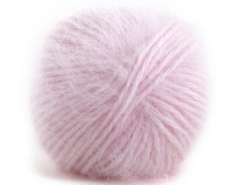 Soft Yarn DK Worsted Yarn French Angora Knitting Yarn Humanely Harvested Authentic Belangor Angora Yarn