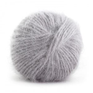 Belangor . 100% French Angora . Galler Yarns Dark Gray