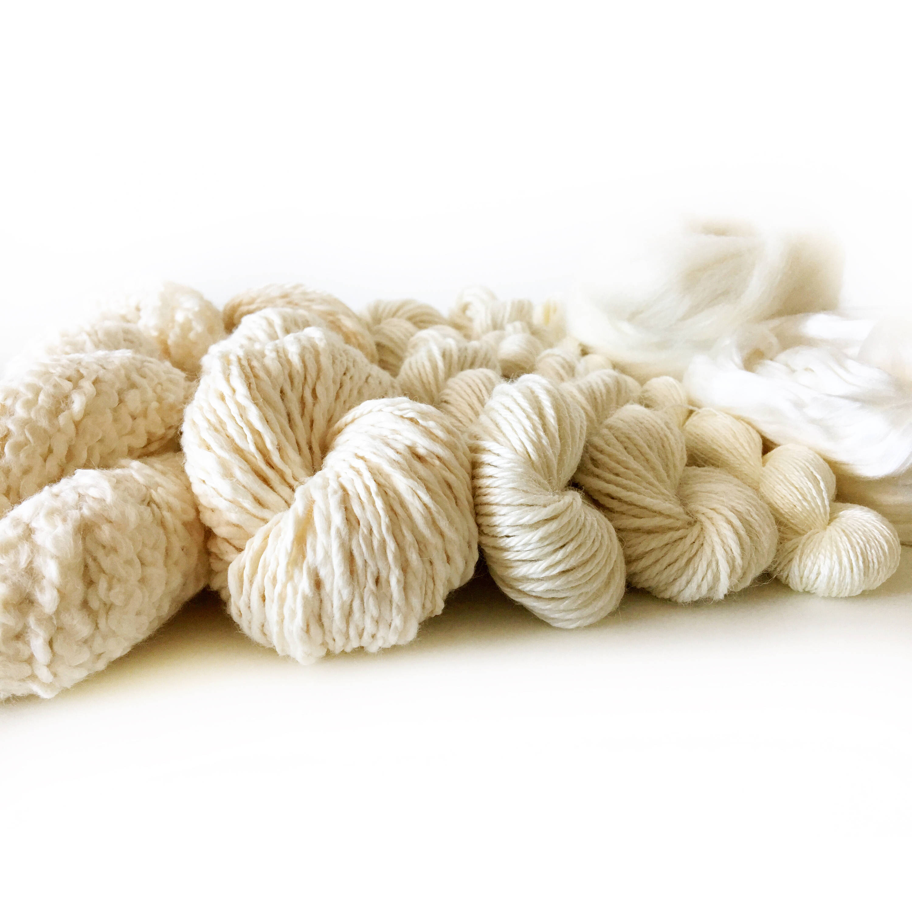 Deluxe Weavers Dyers Yarn Pack . Natural Undyed Yarns . Etsy
