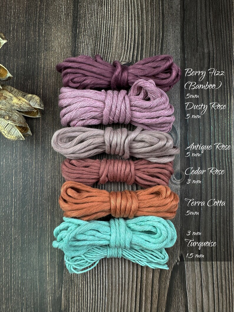 Cotton String. Soft Bulky Cotton String . Weaving Supplies . Multiple ...