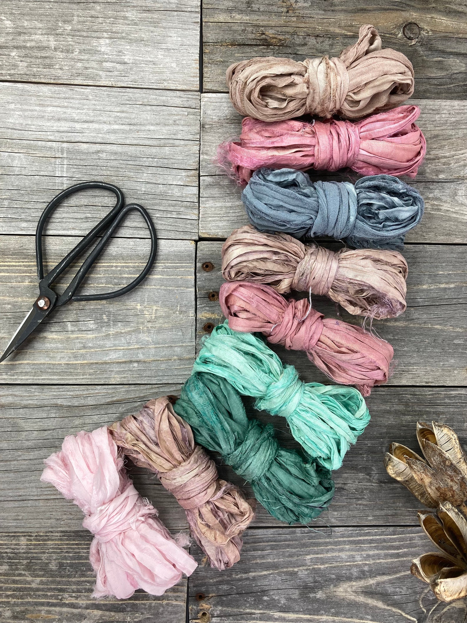 Sari Silk Ribbon Chiffon Silk Ribbon . Recycled Sari/ - Etsy