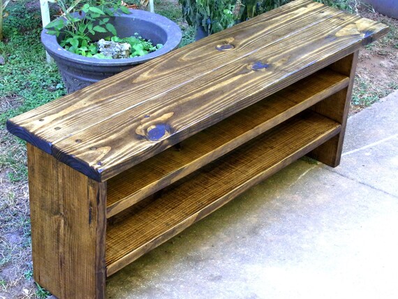 46 Inch Long Tall Rustic Bench Entryway Hallway Mudroom Storage Bench Shoe Bench