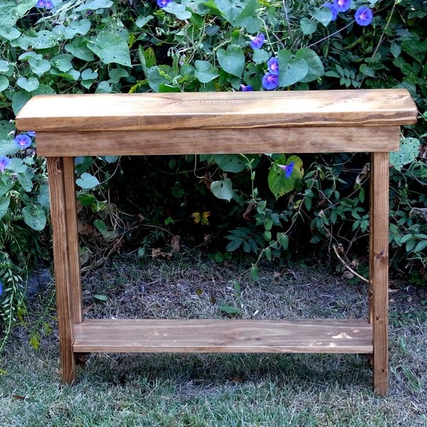 Custom Build for Rose: 33x12x45 Console Table and two 36x18x14 Inch Benches