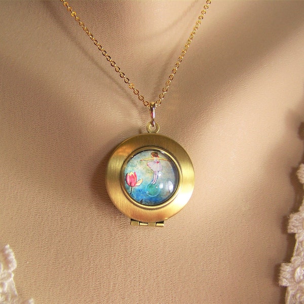 Little Girl Locket Etsy