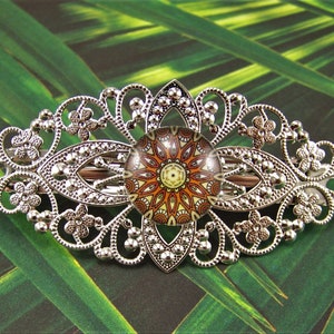 Medallion Hair Clip - Etsy display picture 2