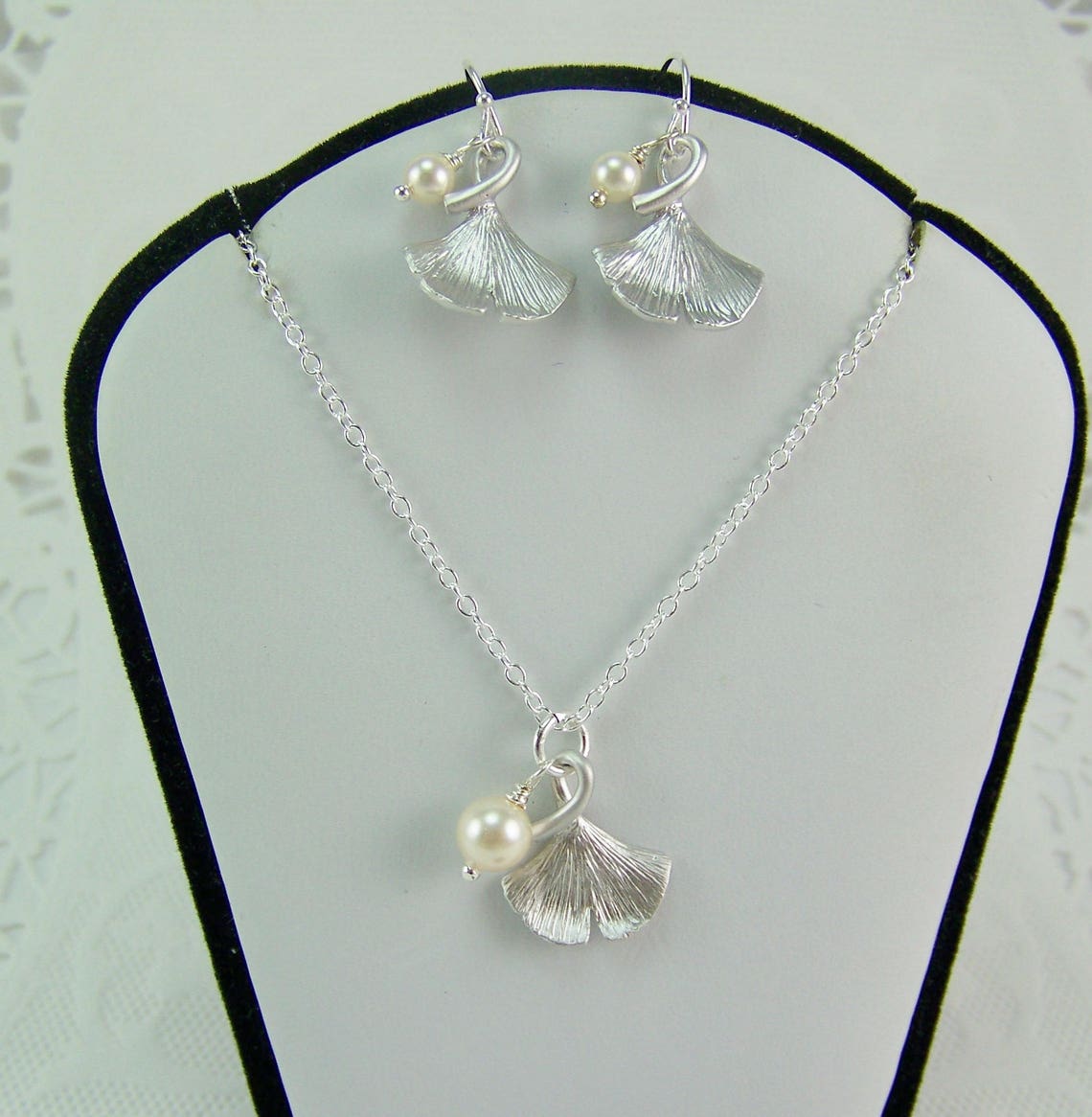 Adriana gold filled ginkgo earrings main image 1