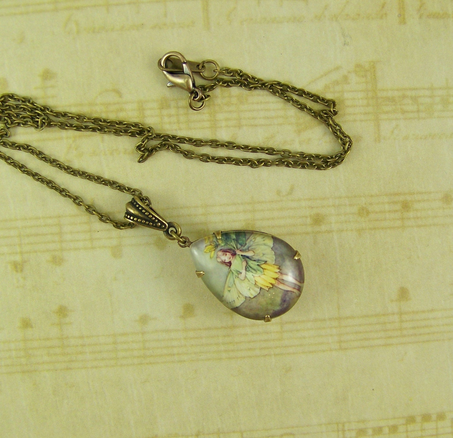 Fairy Necklace Fairytale Necklace Woodland Fairy Fairy Etsy