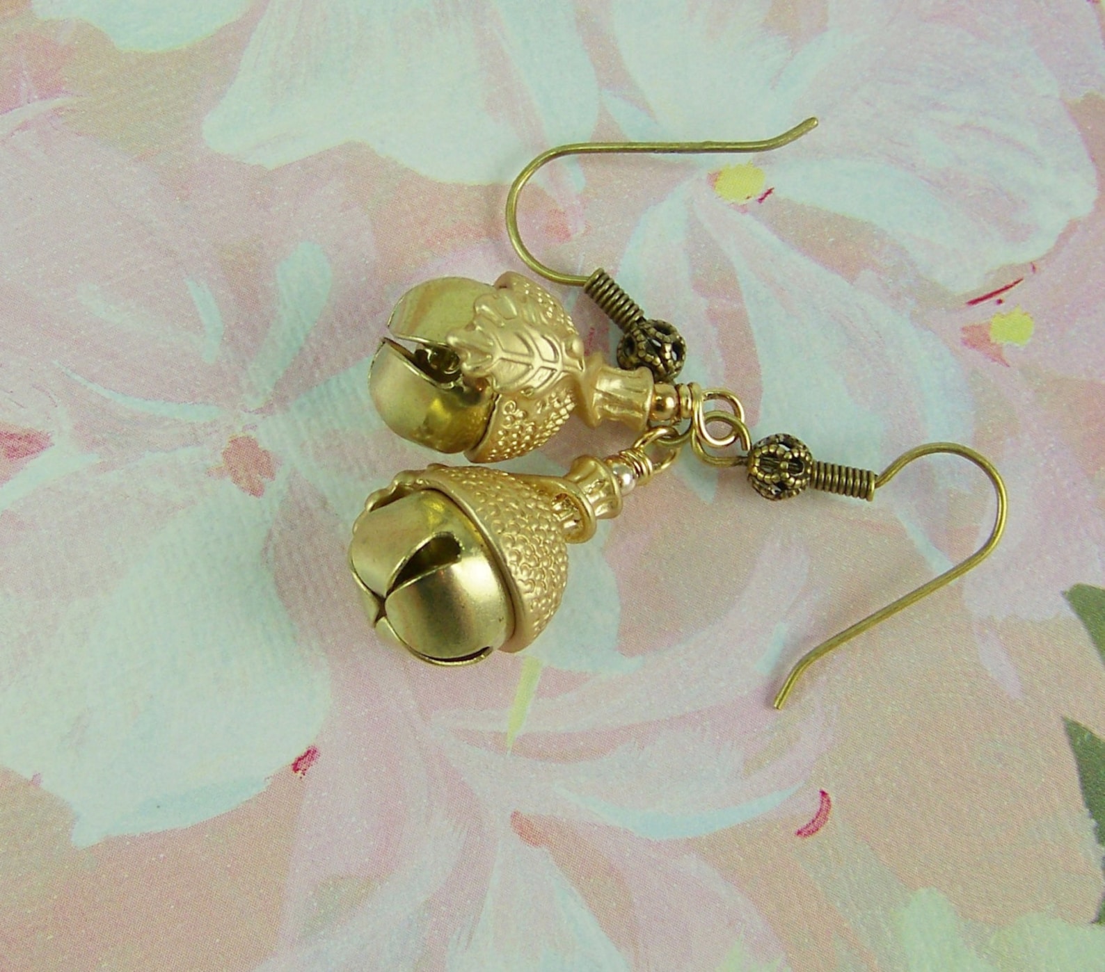 Acorn Bell Earrings Ce'nedra Earrings Jingle Bell Etsy