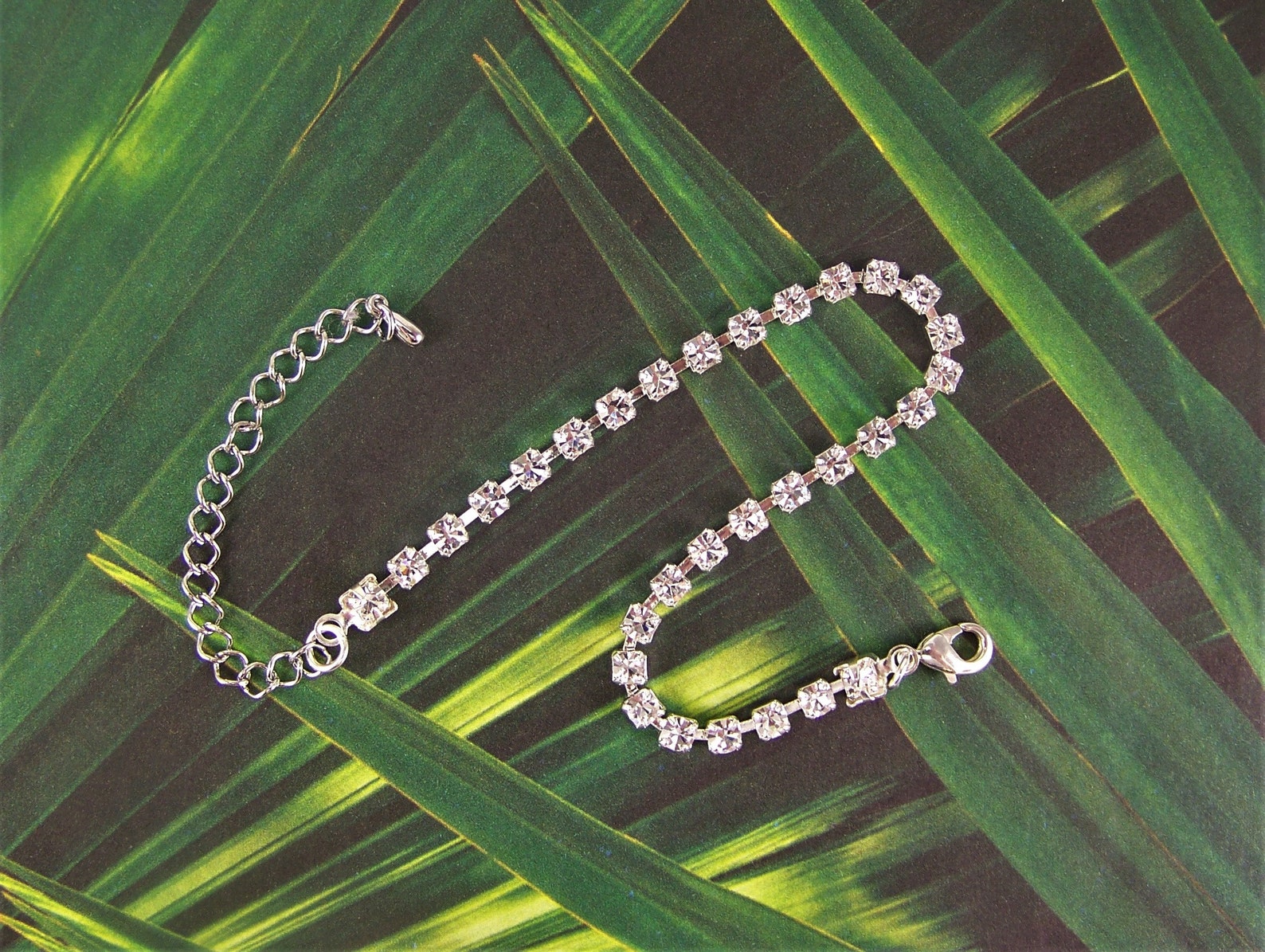 Crystal Tennis Bracelet Crystal Cup Chain Bracelet Clear | Etsy
