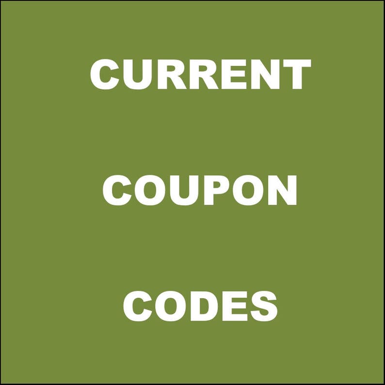 Current Coupon Codes Details Only About How To Use My Coupon Etsy