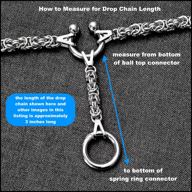 DLS Signature Design Locking Day Collar With Chainmaille Link Etsy